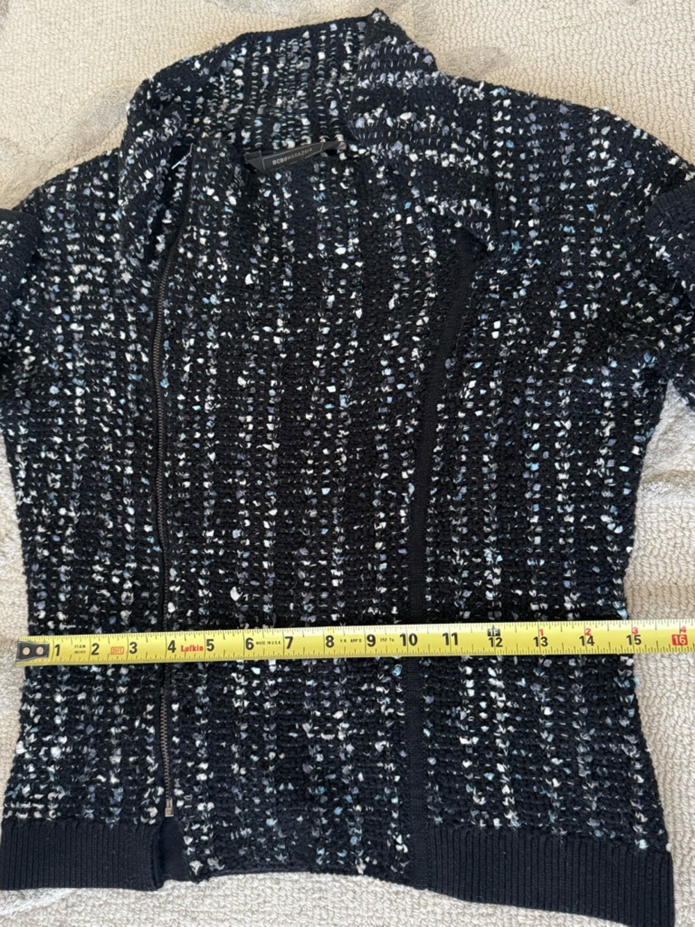 BCBGMaxAzria ‘Reeve’ Moto Cardigan Jacket - Picture 16 of 16